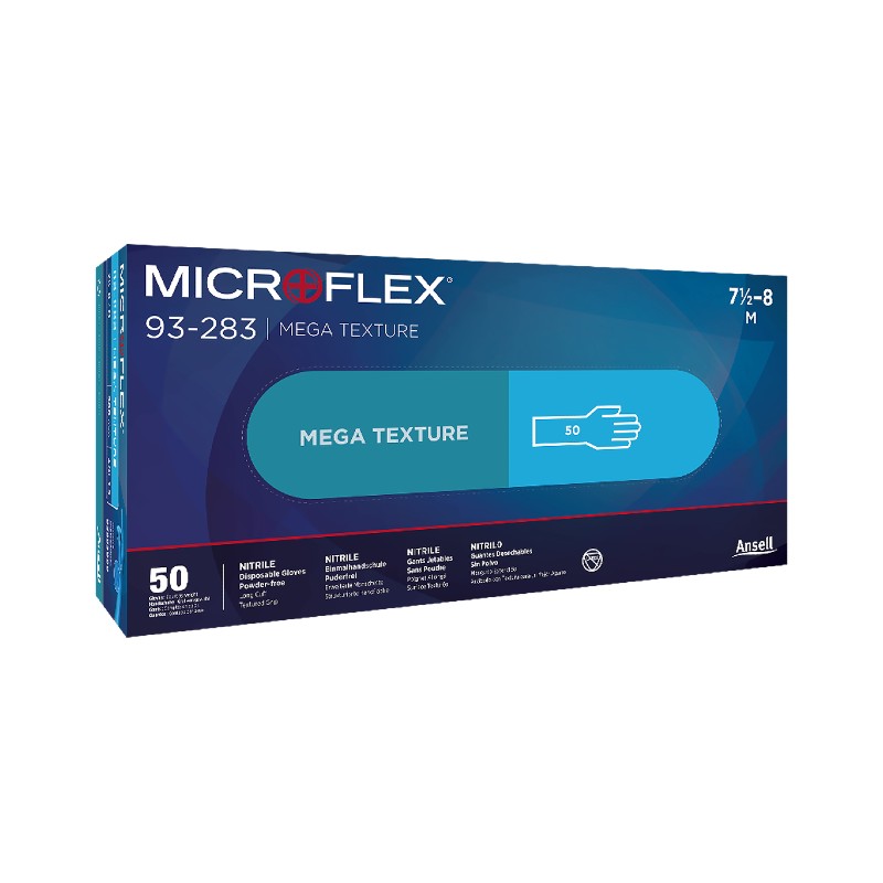 Ansell Microflex 93823 Nitrile Gloves Gloves.co.uk